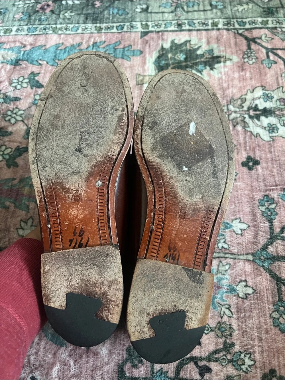 Vintage Cole Haan Mens Loafer Cordovan Kiltie Monk